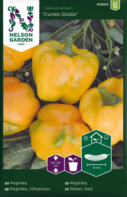 Hovedbilde Paprika ‘Cuneo Giallo’