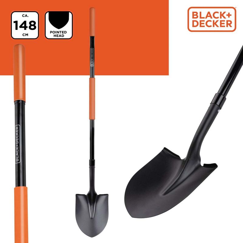 Black& Decker Hagespade, langt skaft