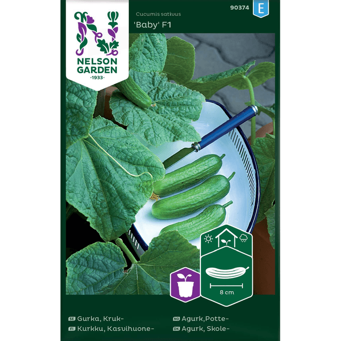 Hovedbilde Agurk, Potte- 'Baby' F1 veksthus