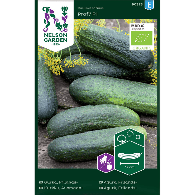 Hovedbilde Agurk, Drue- 'Profi' F1 økologisk 