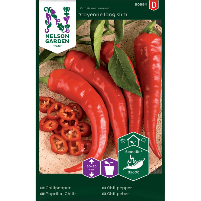 Hovedbilde Chilipepper 'Cayenne Long Slim'