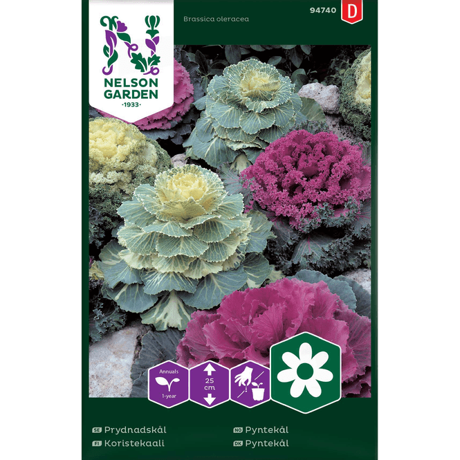 Hovedbilde Pyntekål, blandede farger