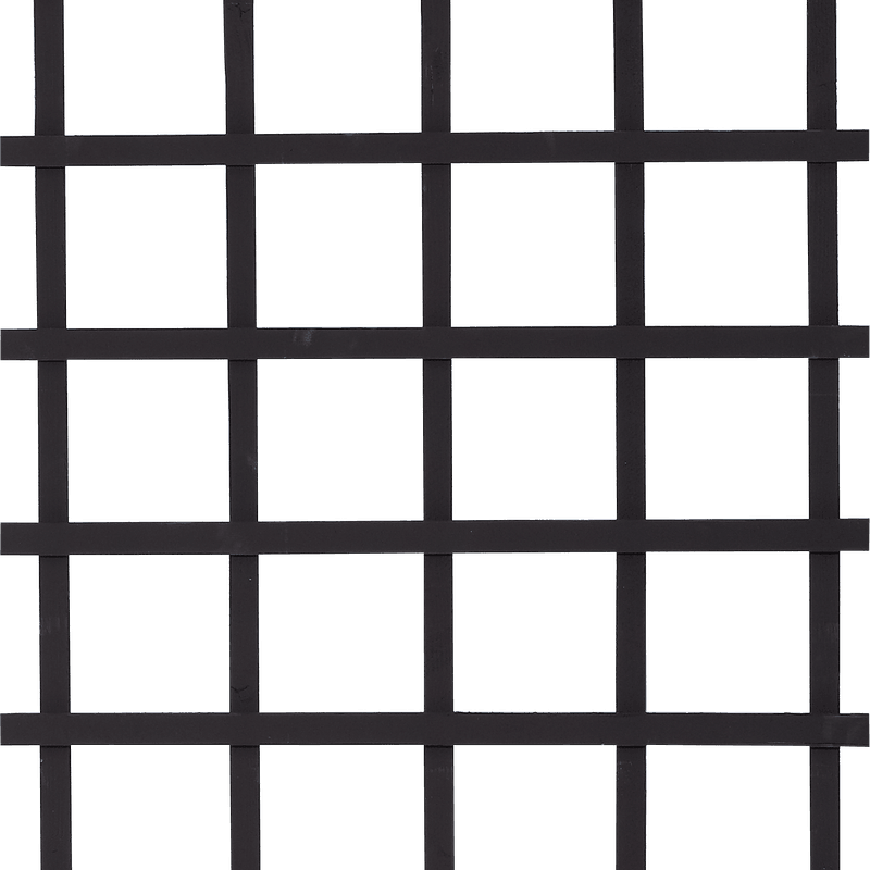 Espalier i tre, sort 75X170 cm